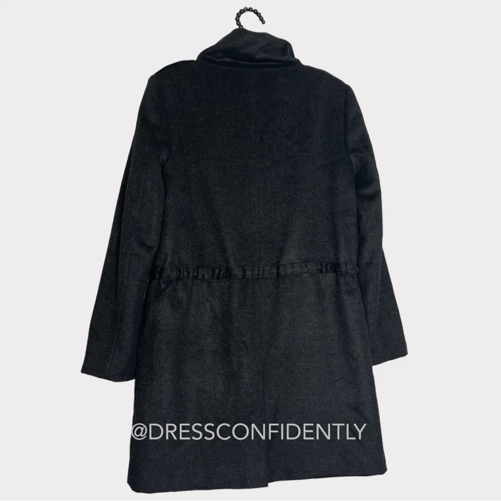 EMERSON FRY Army Coat - Charcoal Wool Cashmere - Picture 5 of 11